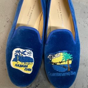 COPY - Stubbs & Wooten suede loafers